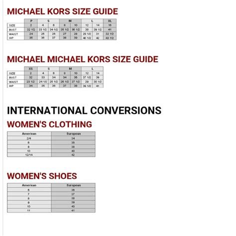 michael kors shoes chart size|michael kors shoe size review.